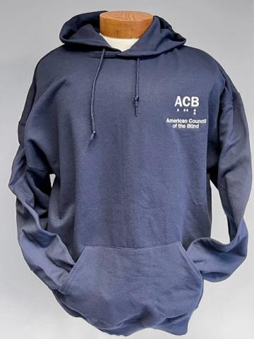 Hooded sweatshirt with ACB logo - front view